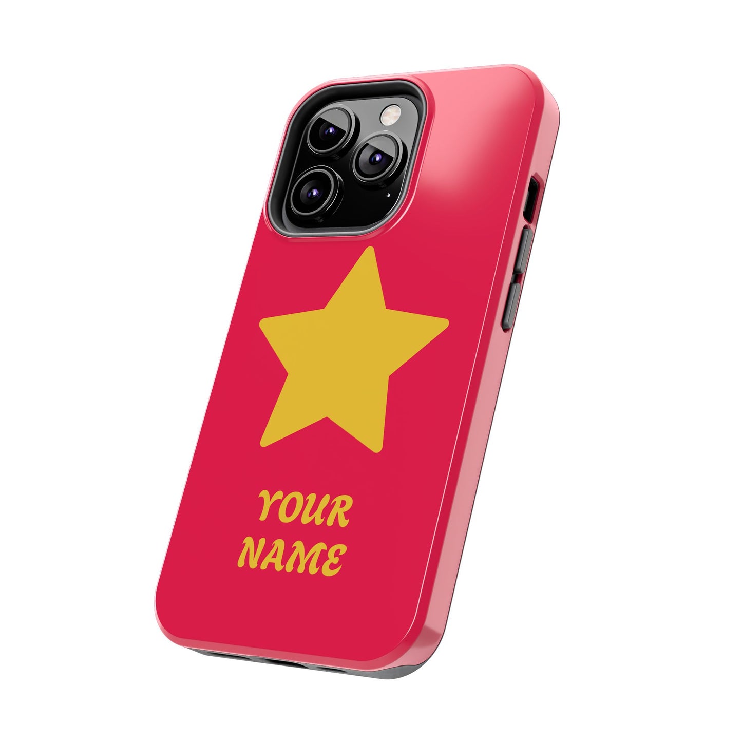 Personalized CARTOON Star Tough Phone Case — Custom Name Protective Phone Cover MANY OPTIONS