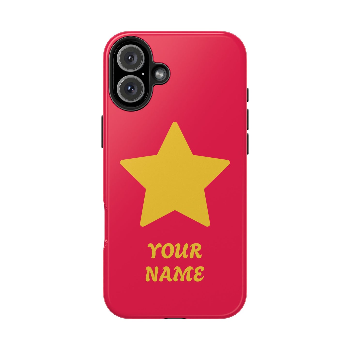 Personalized CARTOON Star Tough Phone Case — Custom Name Protective Phone Cover MANY OPTIONS