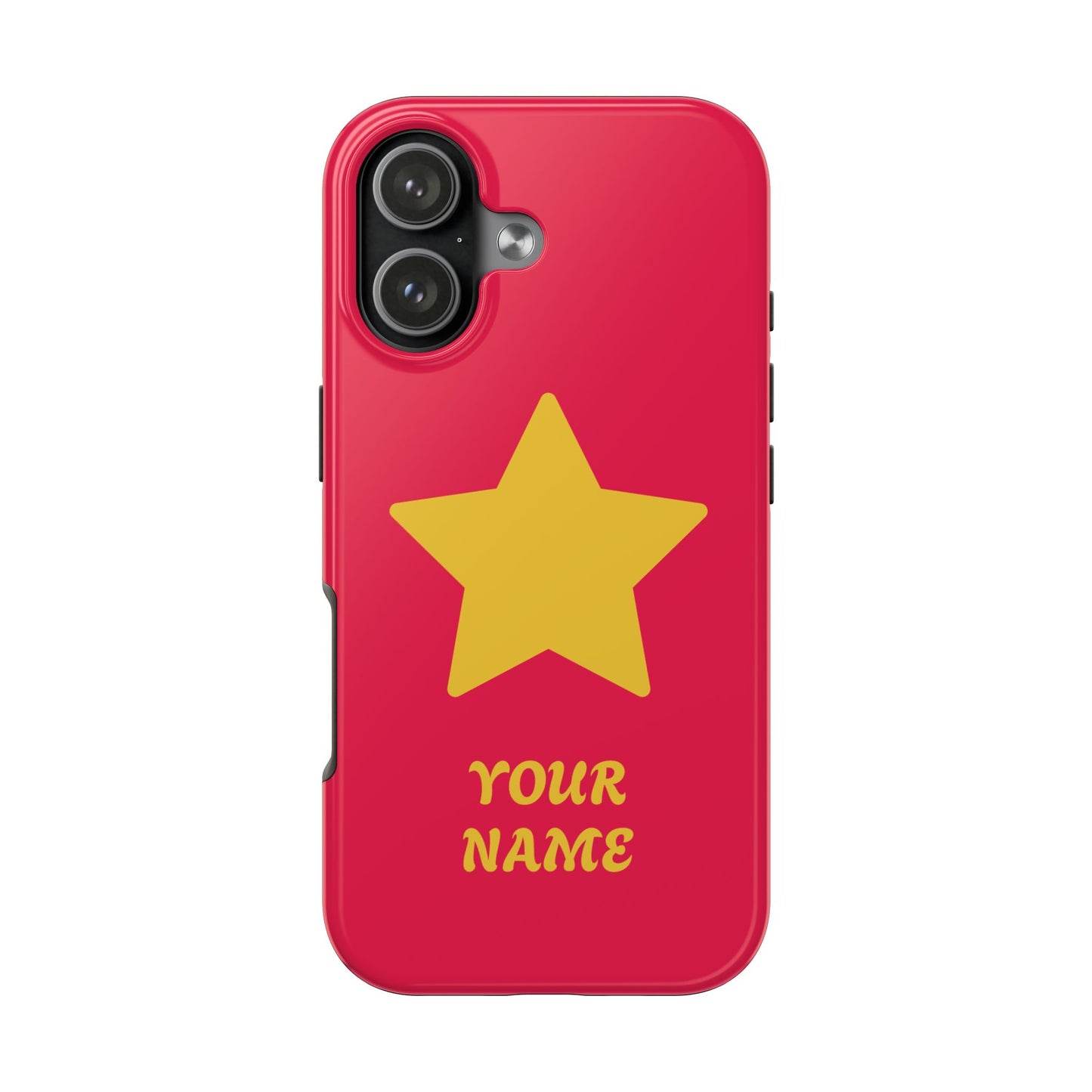 Personalized CARTOON Star Tough Phone Case — Custom Name Protective Phone Cover MANY OPTIONS