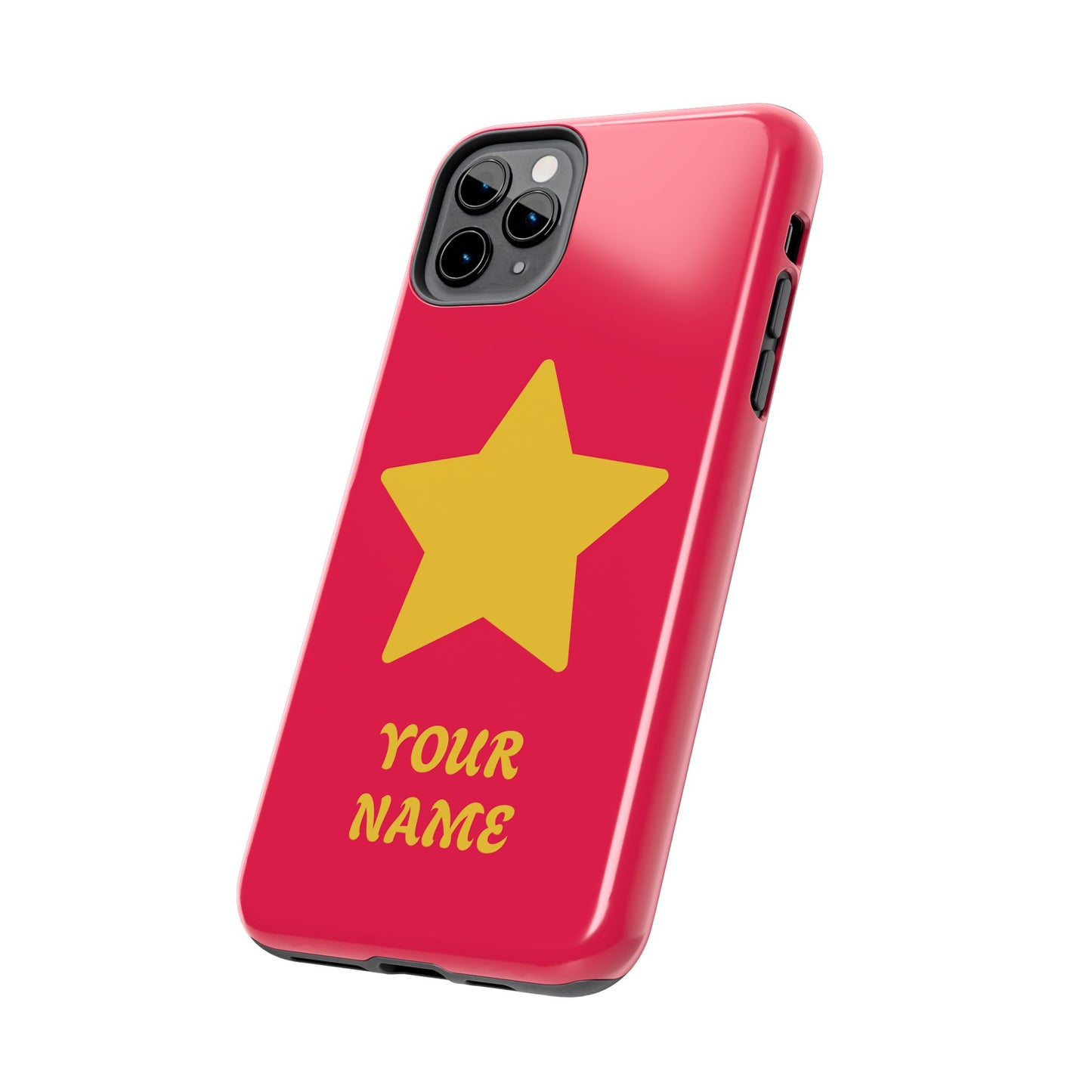 Personalized CARTOON Star Tough Phone Case — Custom Name Protective Phone Cover MANY OPTIONS
