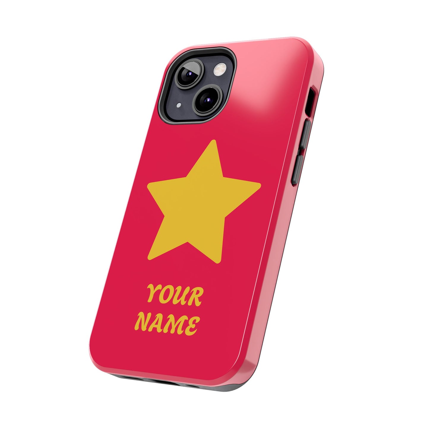 Personalized CARTOON Star Tough Phone Case — Custom Name Protective Phone Cover MANY OPTIONS