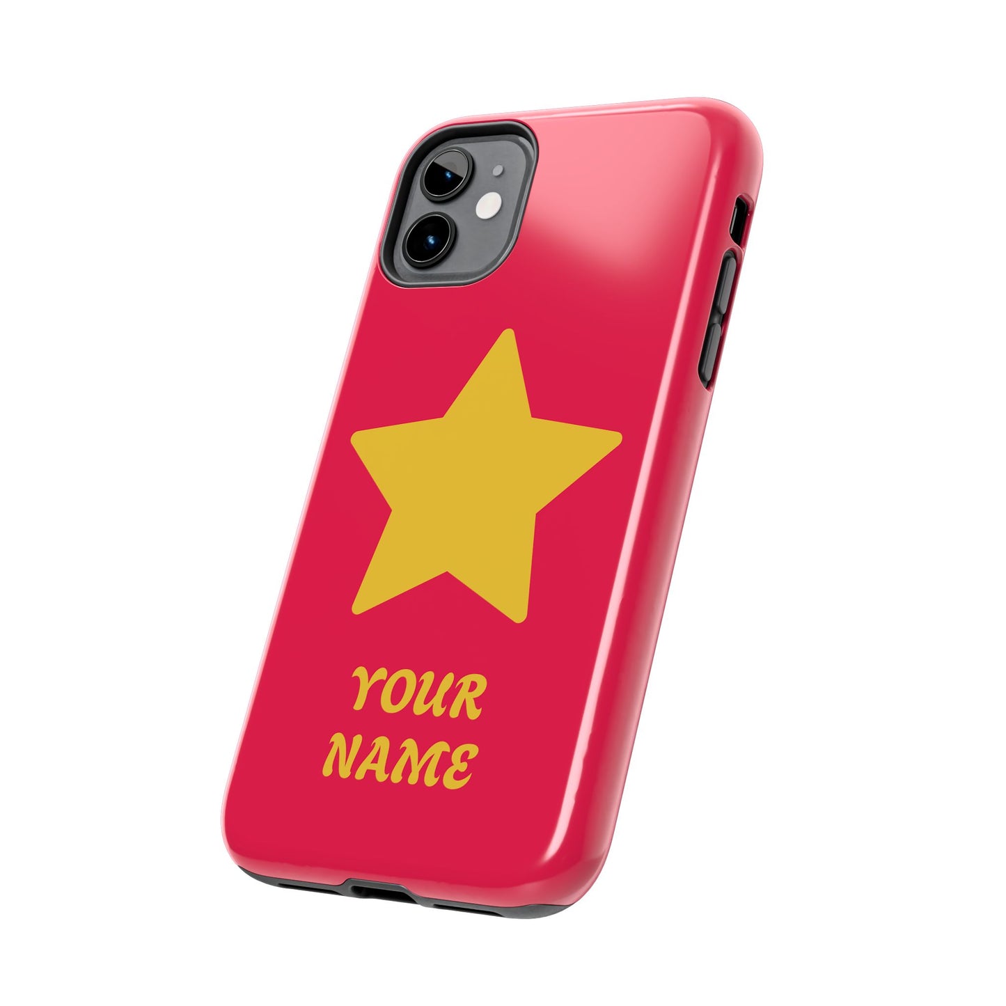 Personalized CARTOON Star Tough Phone Case — Custom Name Protective Phone Cover MANY OPTIONS