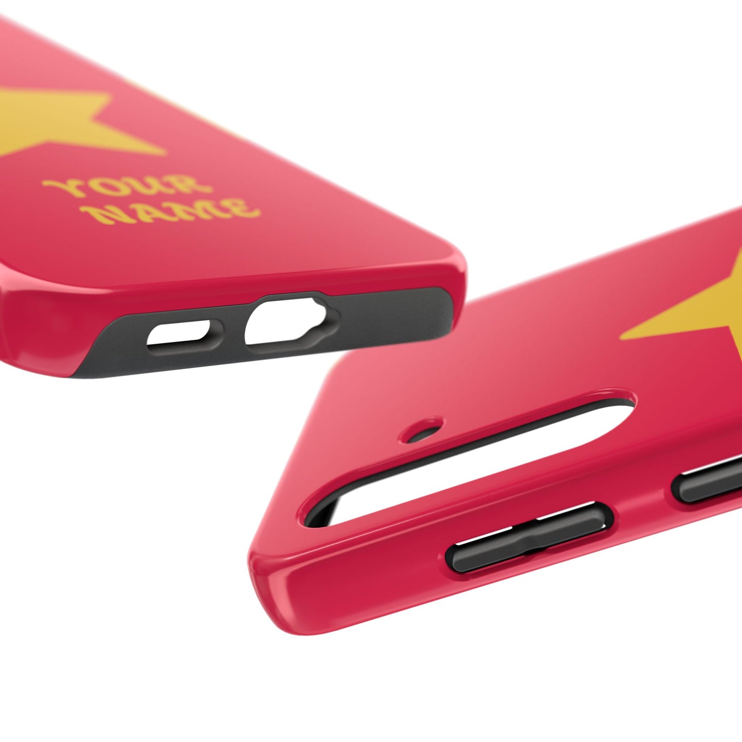 Personalized CARTOON Star Tough Phone Case — Custom Name Protective Phone Cover MANY OPTIONS
