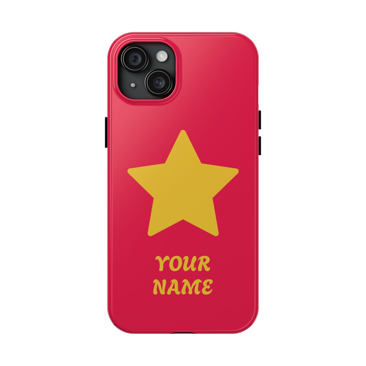 Personalized CARTOON Star Tough Phone Case — Custom Name Protective Phone Cover MANY OPTIONS
