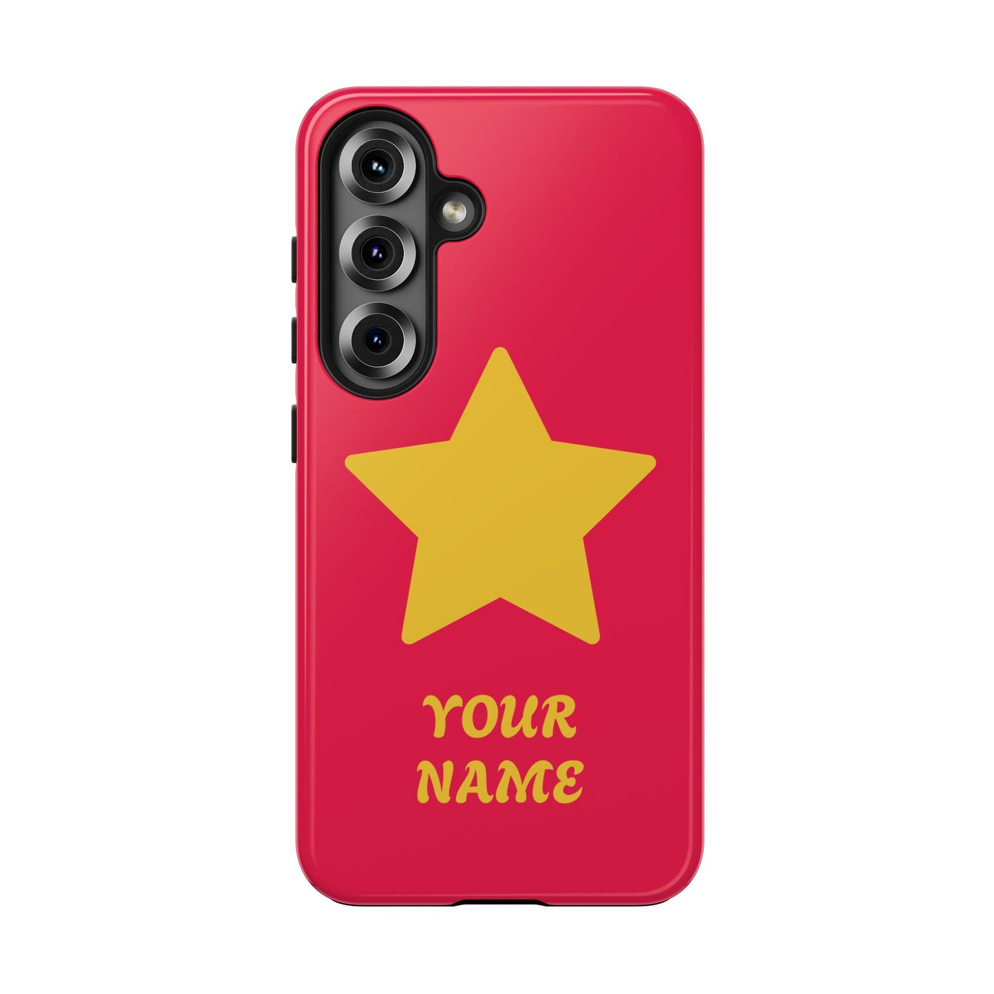 Personalized CARTOON Star Tough Phone Case — Custom Name Protective Phone Cover MANY OPTIONS