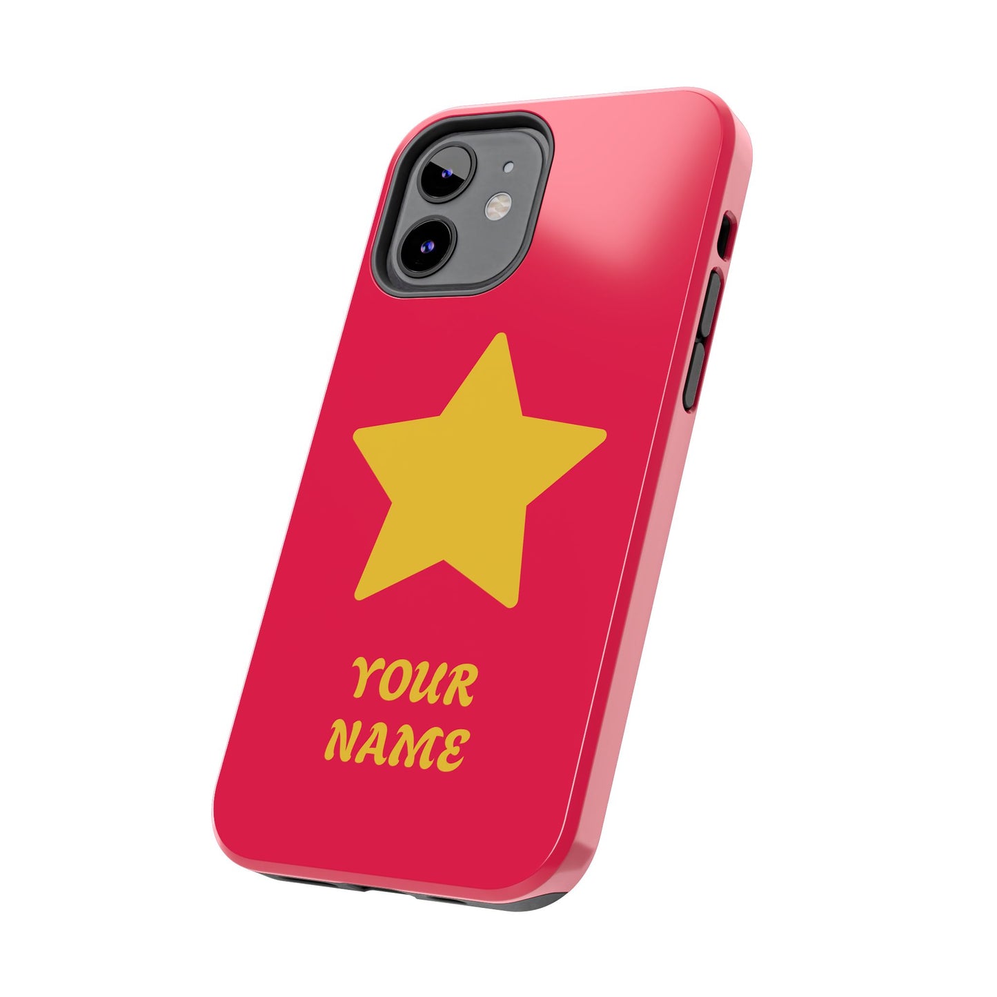 Personalized CARTOON Star Tough Phone Case — Custom Name Protective Phone Cover MANY OPTIONS