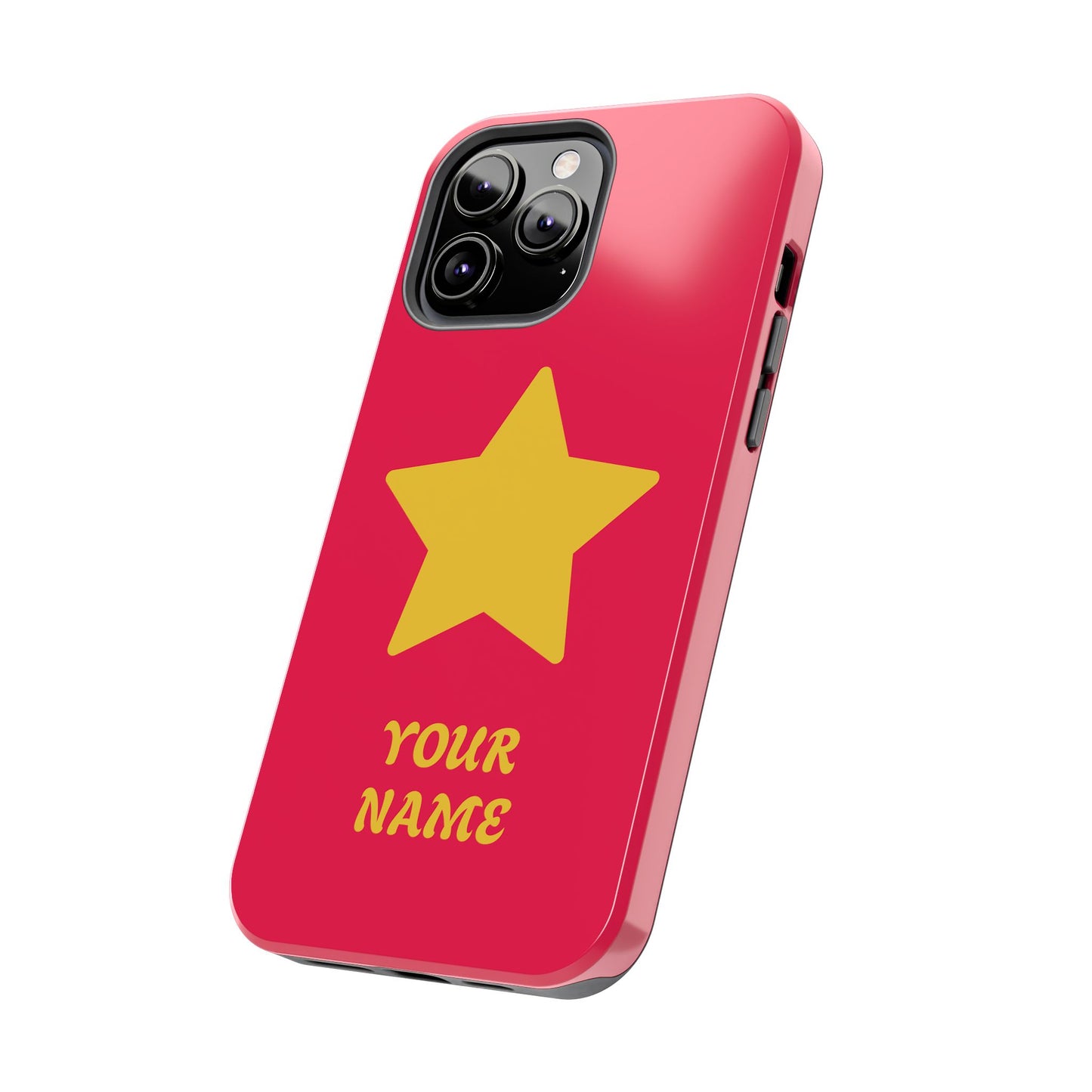 Personalized CARTOON Star Tough Phone Case — Custom Name Protective Phone Cover MANY OPTIONS