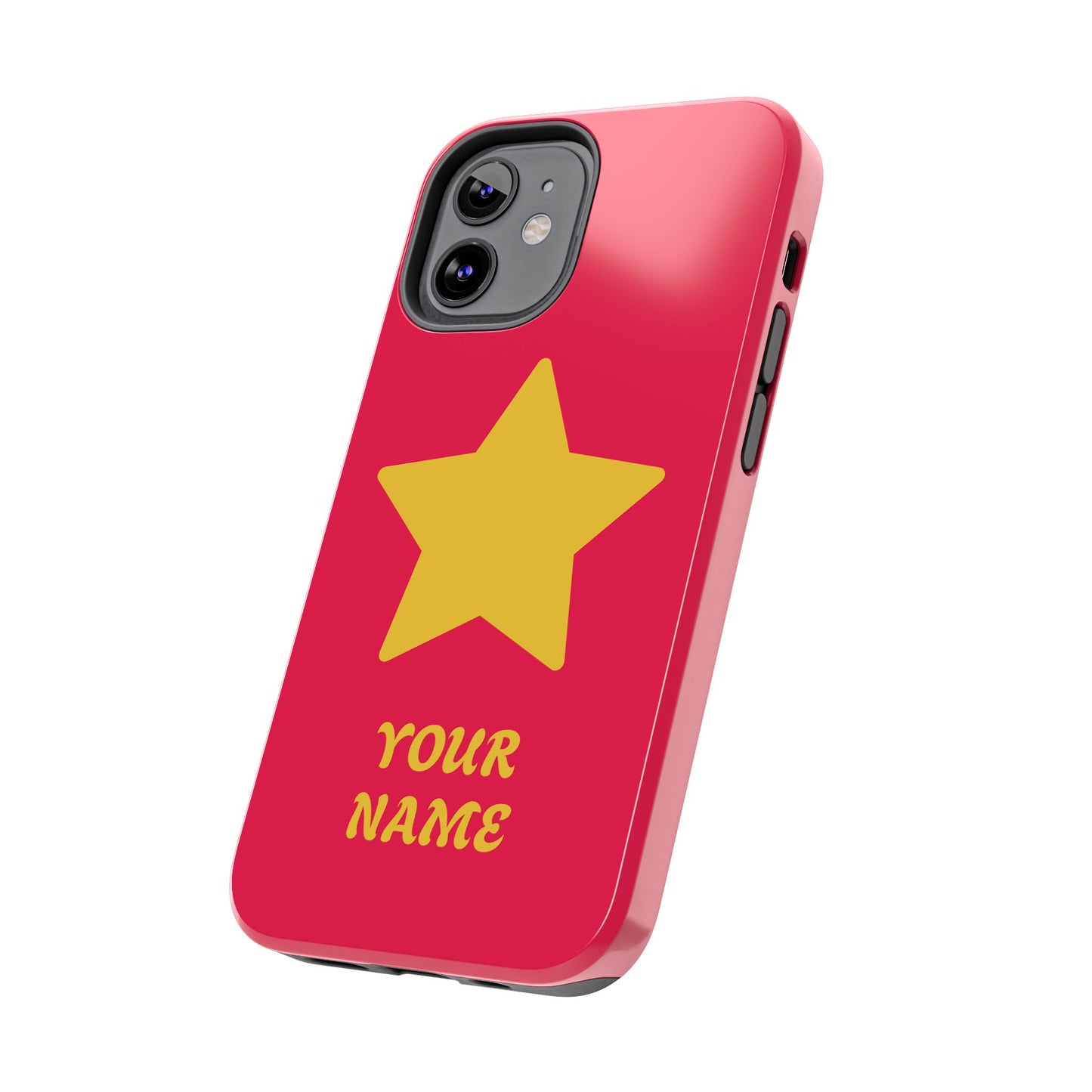 Personalized CARTOON Star Tough Phone Case — Custom Name Protective Phone Cover MANY OPTIONS