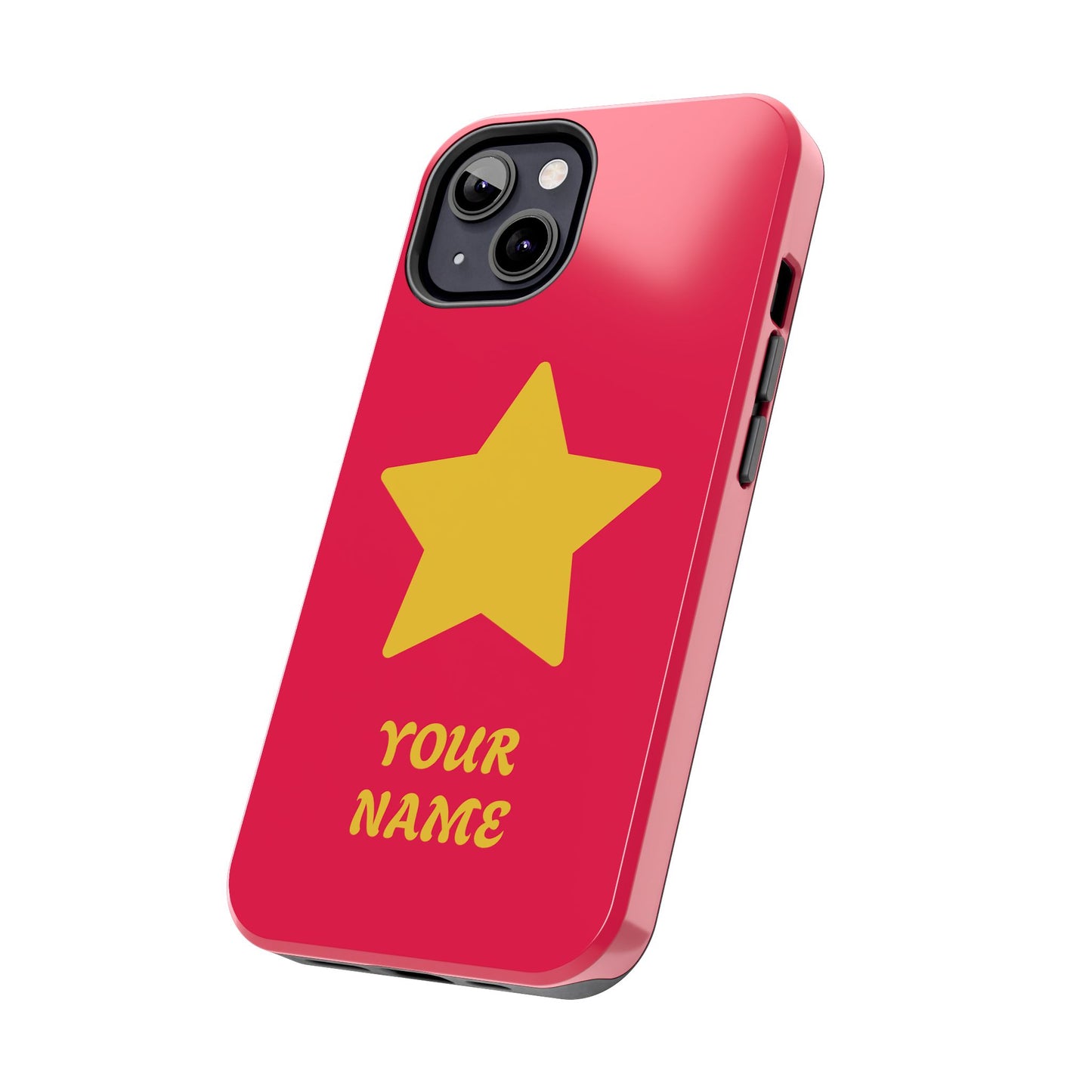 Personalized CARTOON Star Tough Phone Case — Custom Name Protective Phone Cover MANY OPTIONS