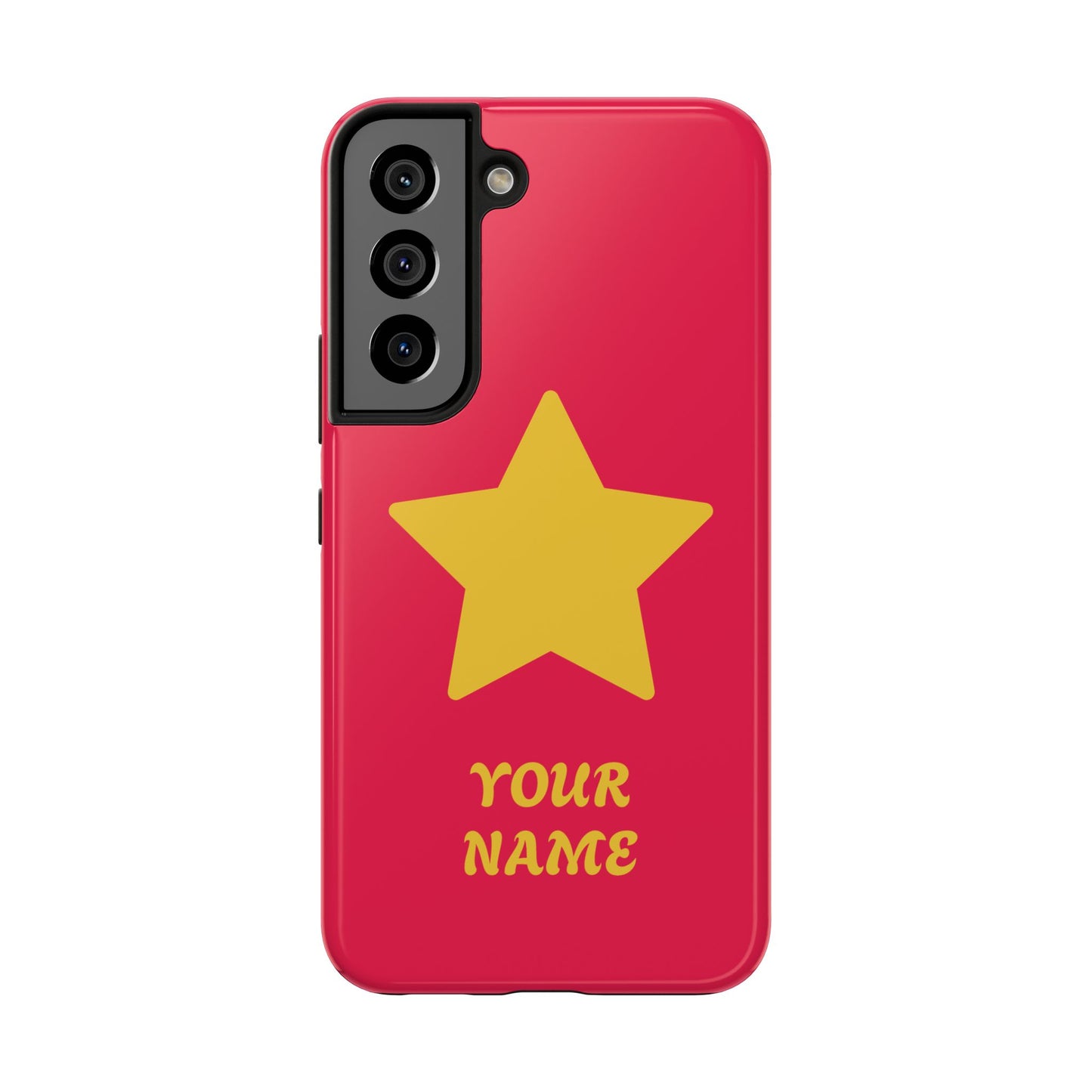 Personalized CARTOON Star Tough Phone Case — Custom Name Protective Phone Cover MANY OPTIONS