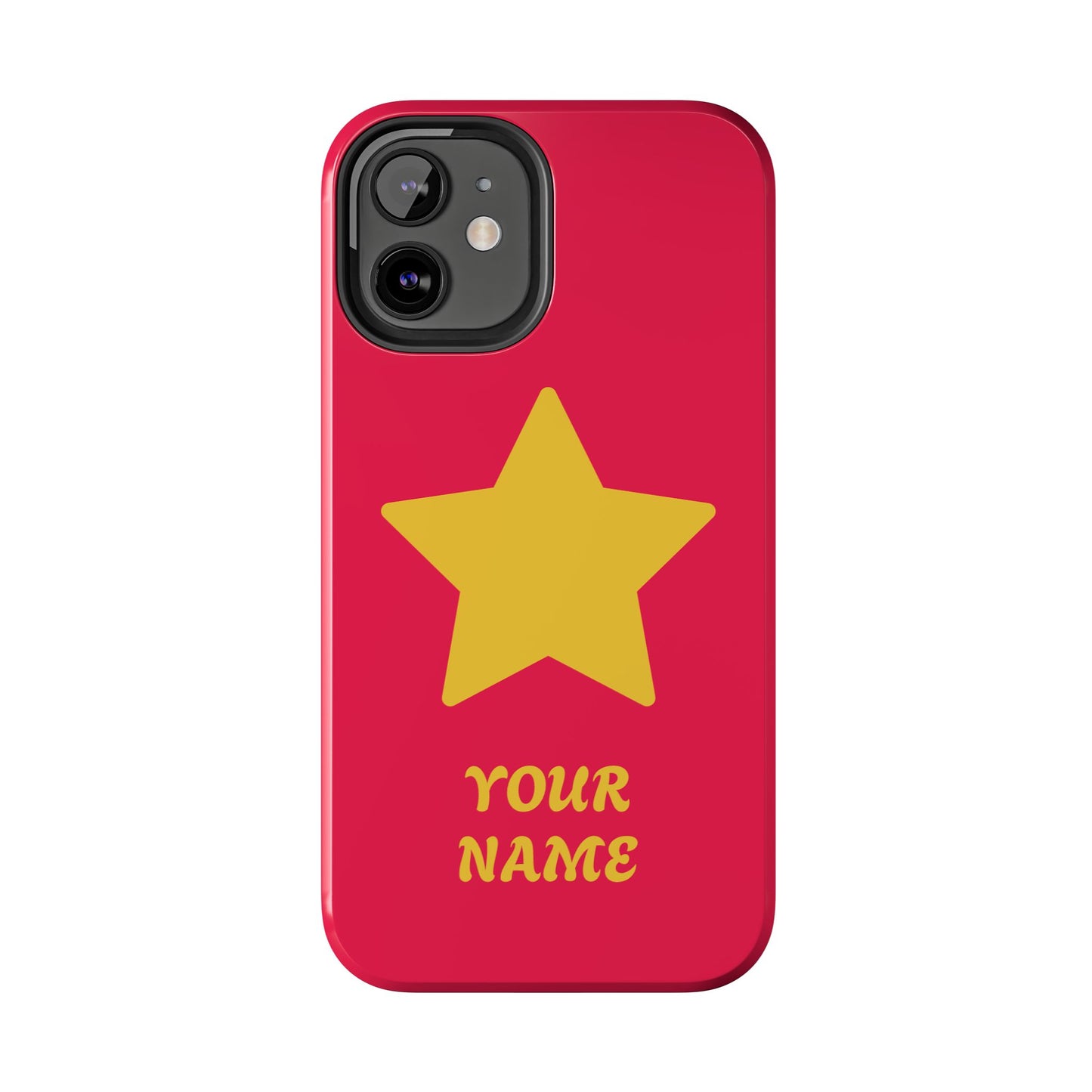 Personalized CARTOON Star Tough Phone Case — Custom Name Protective Phone Cover MANY OPTIONS