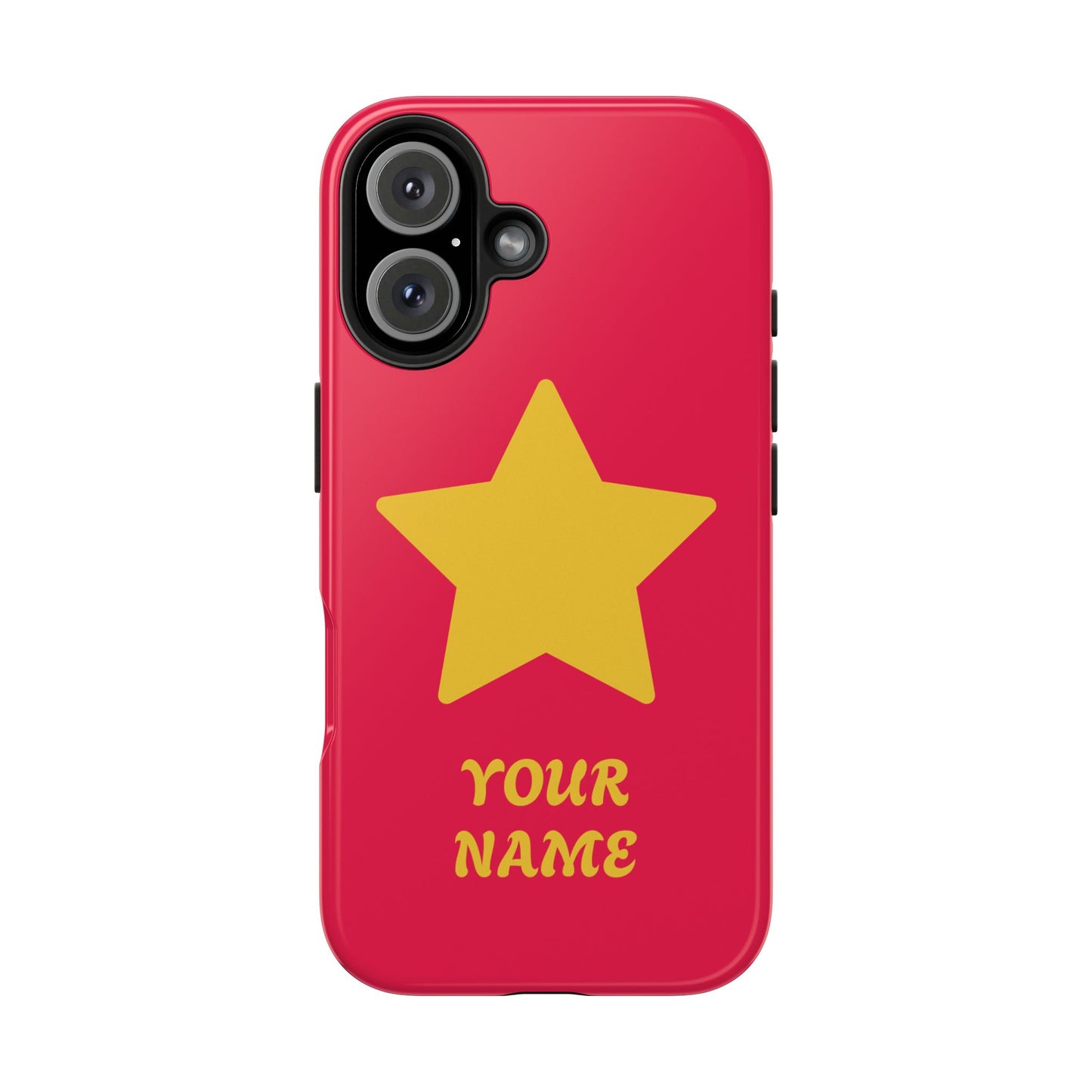 Personalized CARTOON Star Tough Phone Case — Custom Name Protective Phone Cover MANY OPTIONS