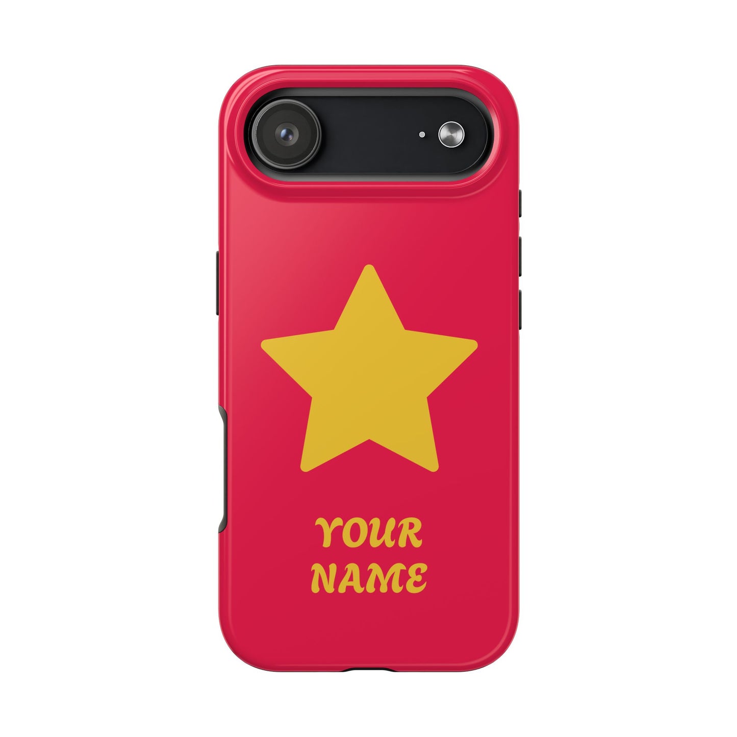 Personalized CARTOON Star Tough Phone Case — Custom Name Protective Phone Cover MANY OPTIONS