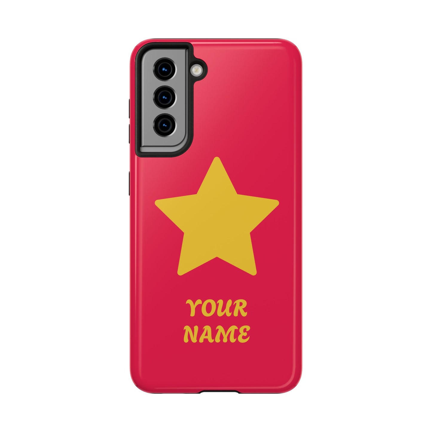 Personalized CARTOON Star Tough Phone Case — Custom Name Protective Phone Cover MANY OPTIONS