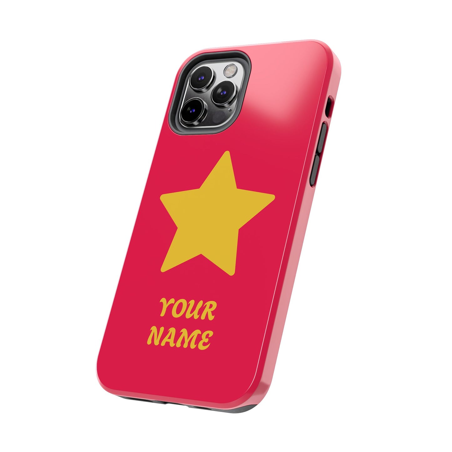 Personalized CARTOON Star Tough Phone Case — Custom Name Protective Phone Cover MANY OPTIONS