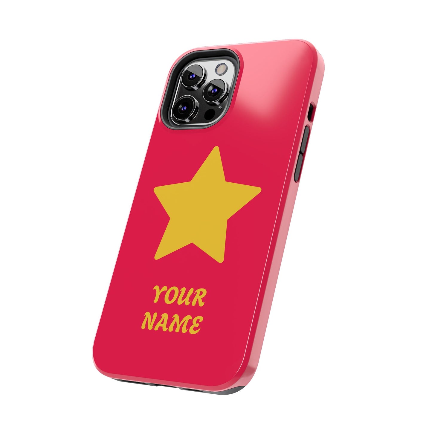 Personalized CARTOON Star Tough Phone Case — Custom Name Protective Phone Cover MANY OPTIONS