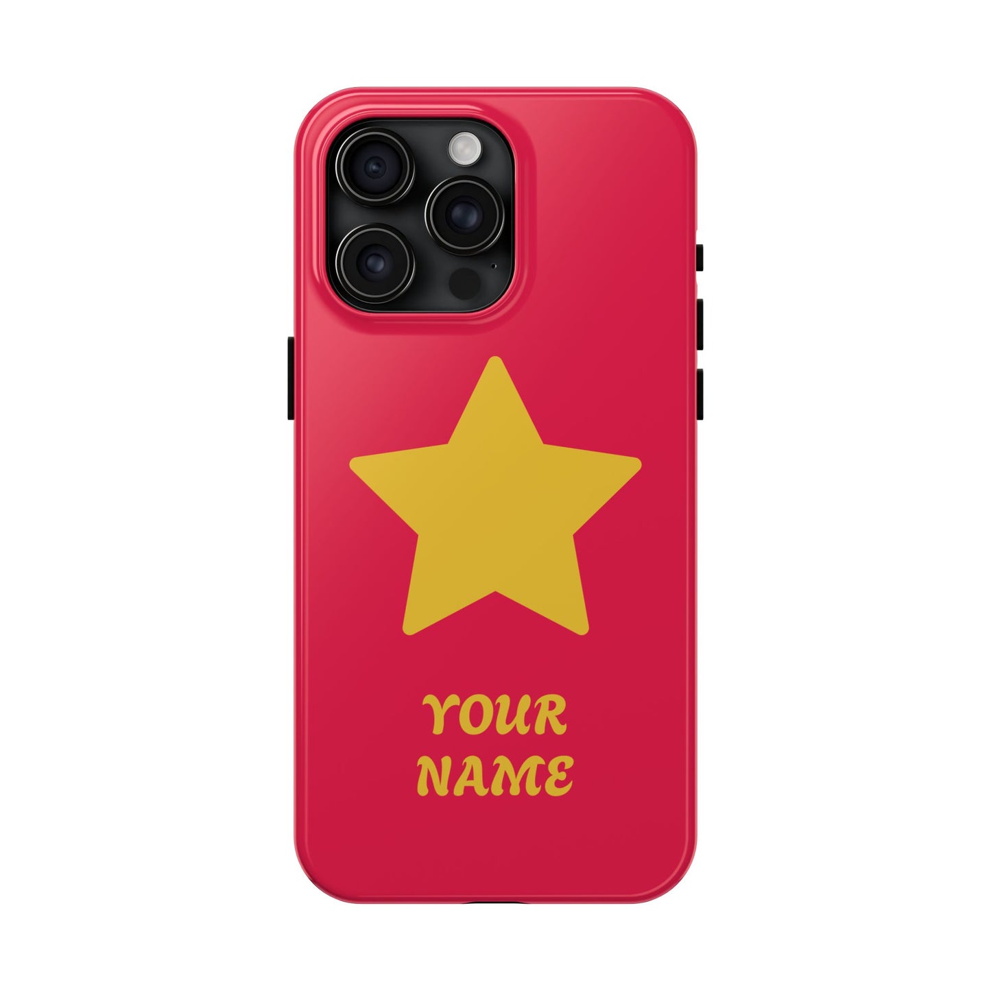 Personalized CARTOON Star Tough Phone Case — Custom Name Protective Phone Cover MANY OPTIONS